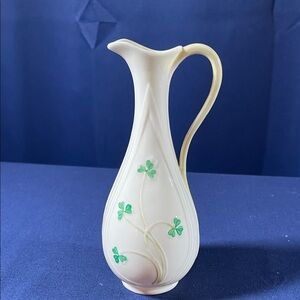Belleek Shamrock Vase